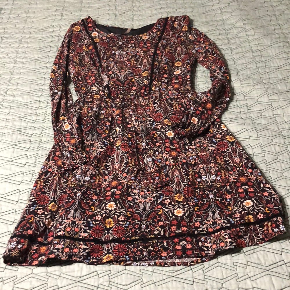 Floral Lauren Conrad dress.